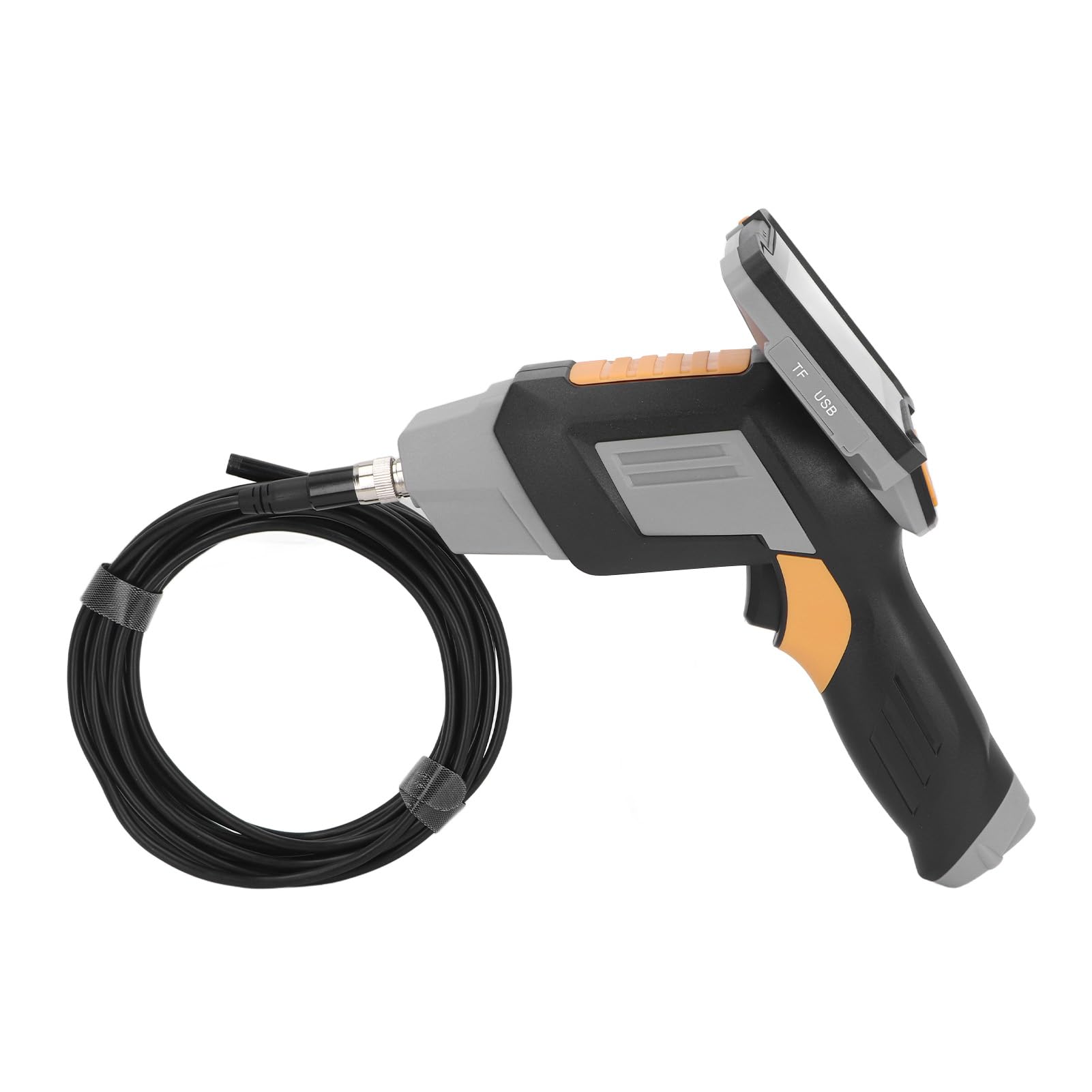 FTVOGUE Digitales Inspektionsendoskop HD-Endoskop 4,3 Zoll LCD 1080P 8 Mm Doppelobjektiv 5 M Kabel IP67-Kamera für die Fahrzeugwartung Motorrohrwandinspektion (10m)