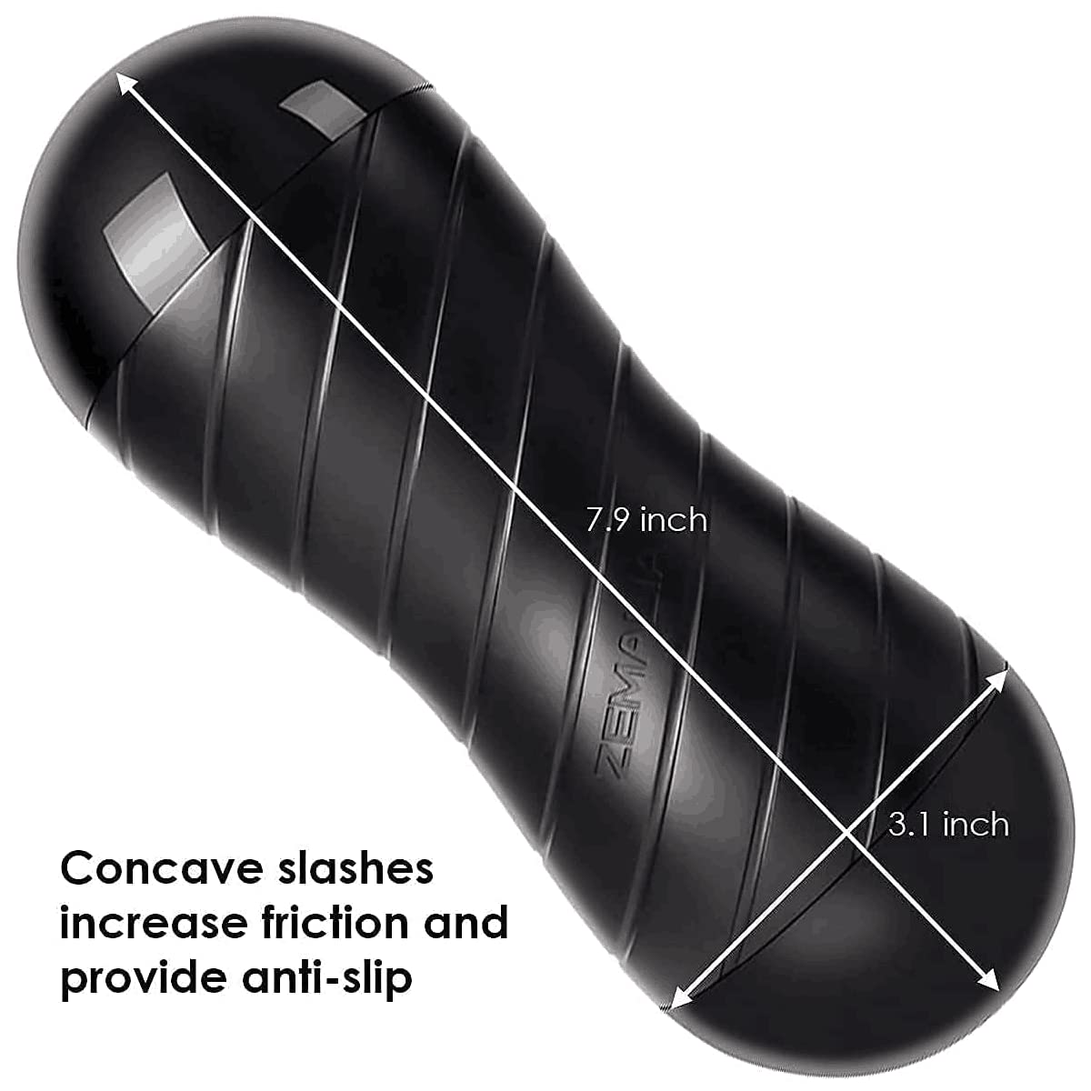 Zemalia masturbateur pour hommes avec vagin réaliste et bouche avec langue