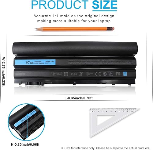 Miniatura 2 de 97Wh E6430 T54FJ M5Y0X Batería para Dell Latitudee E6420 E6430 E6440 E6520 E6530 E6540 E5420 E5430 E5520 E5530 Inspiron 4420 5420 5425 7420 7520