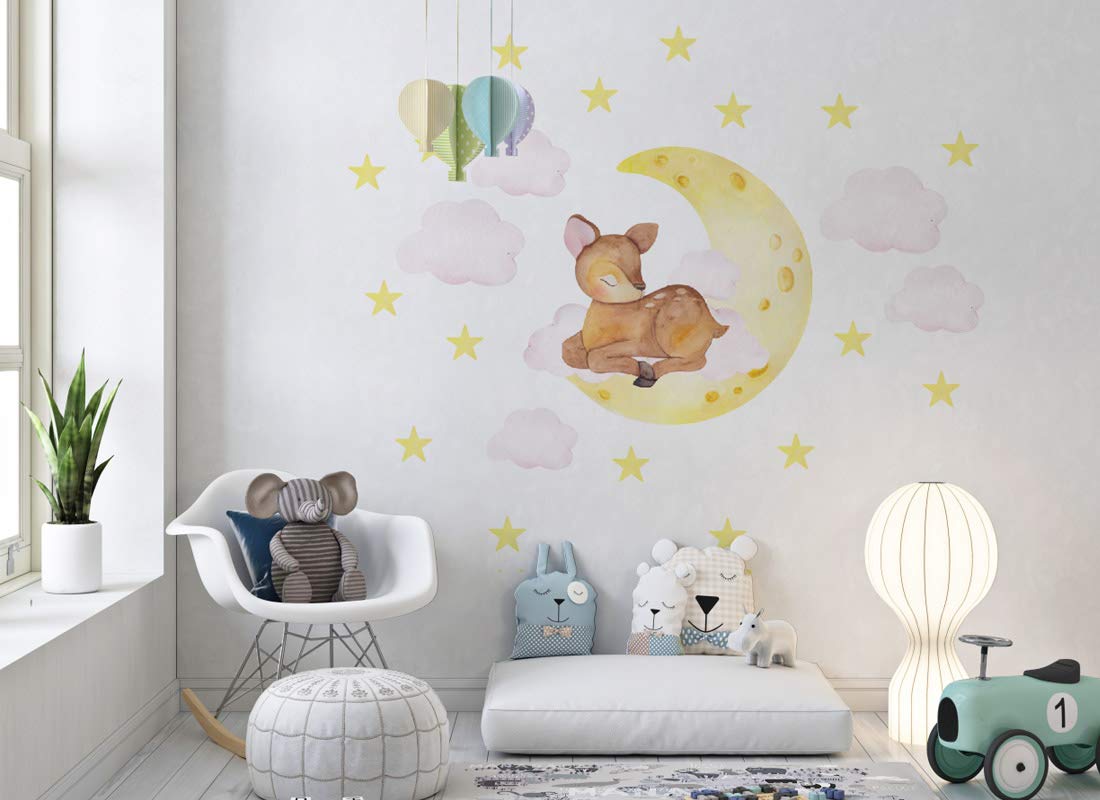 os2993 - Adesivo da parete per cameretta dei bambini, 220 x 180 cm