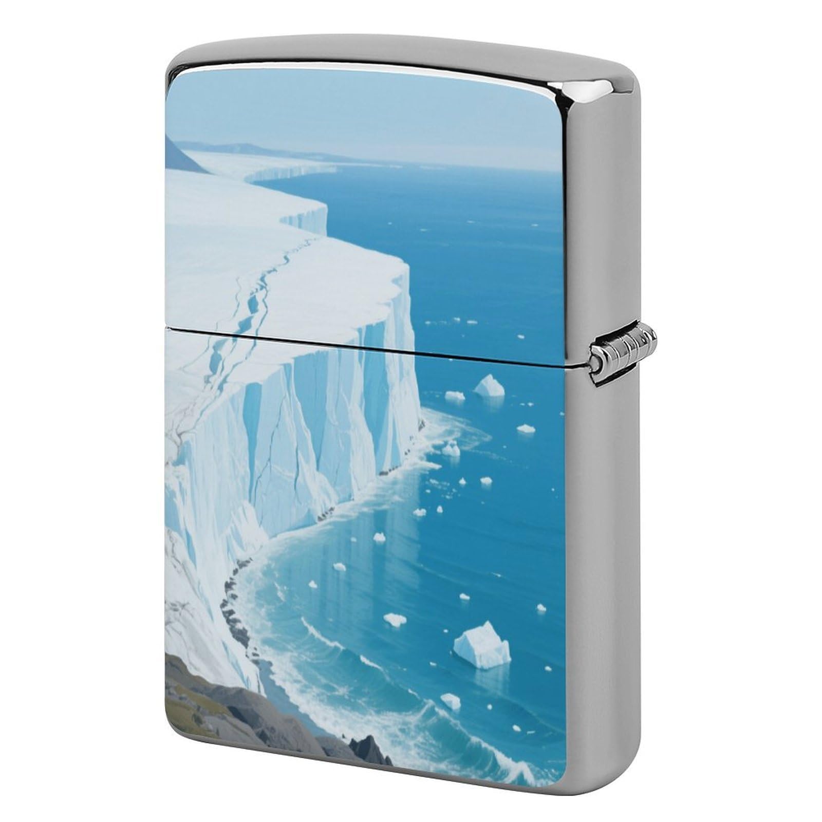 Fekiloot Style Glacier Bay Lighter Case Cover Metal Lighter Case