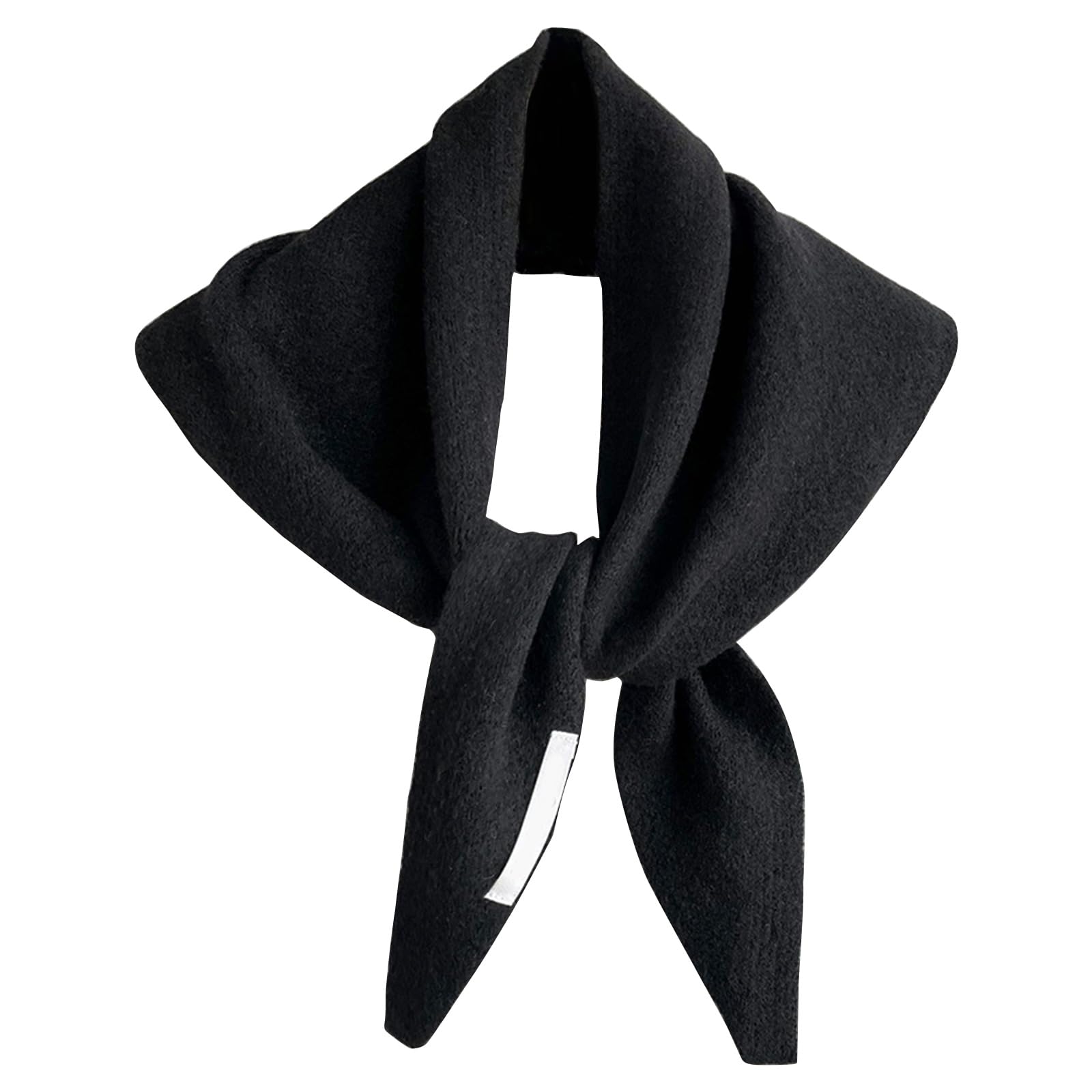 divuukyi Decorative Triangular Shawl Knitted Scarf Breathable Knitwear Fichu Shawl For Outdoor Indoor Warm Scarf Women Headwear