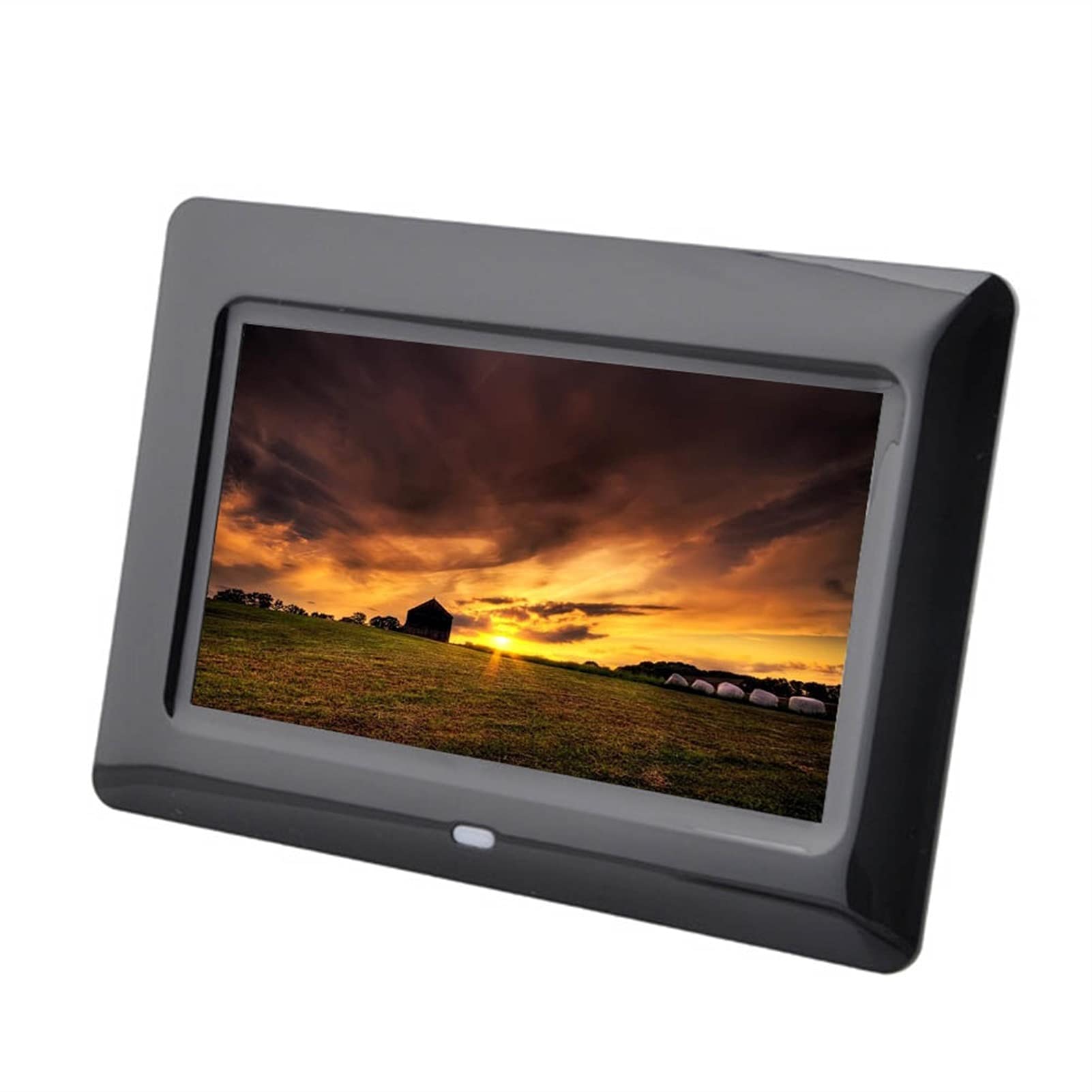 10,1-calowa cyfrowa ramka na zdjęcia LED o wysokiej rozdzielczości, elektroniczny album fotograficzny LCD, urządzenie reklamowe, wielofunkcyjne (kolor: biały)