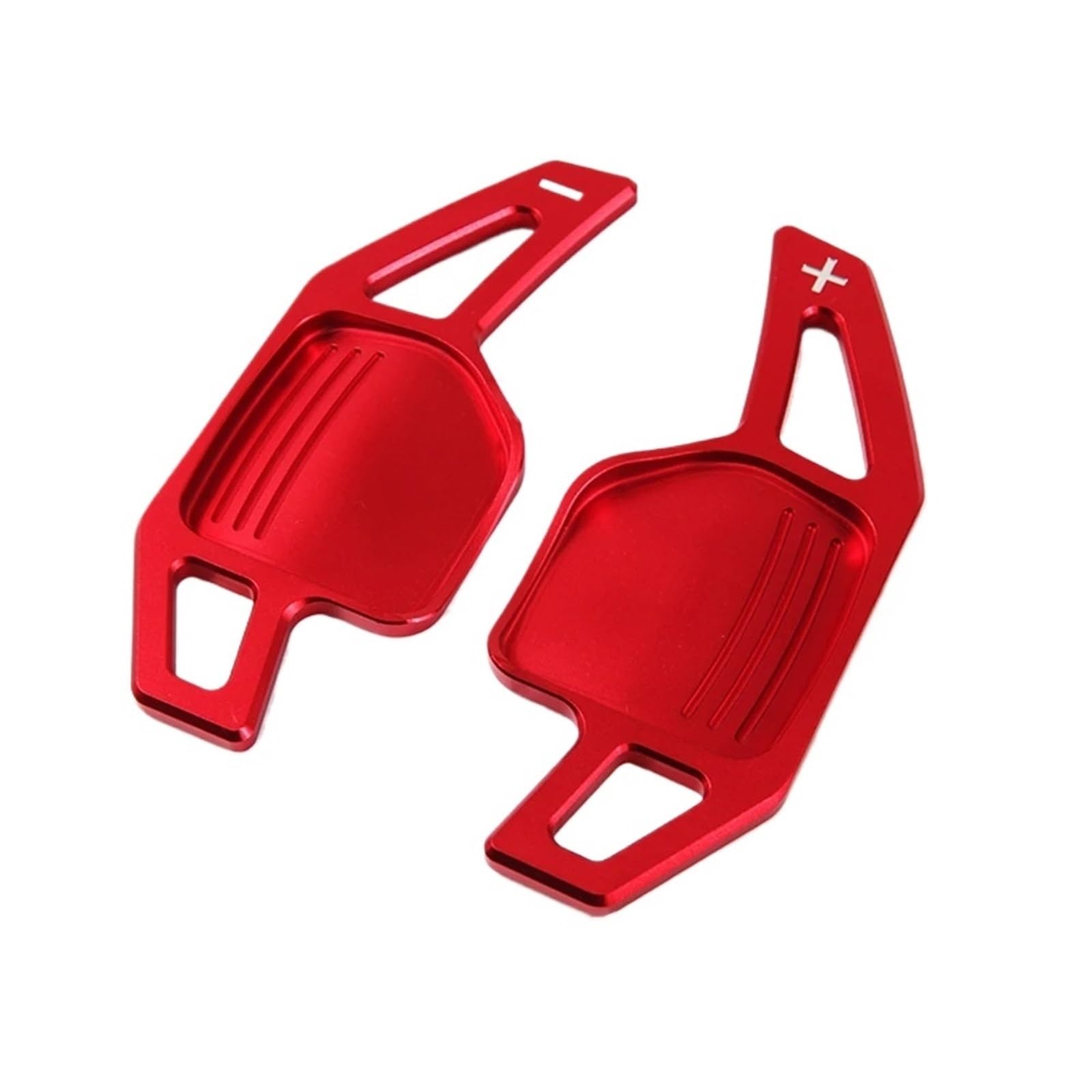 Immlsx Red Car Shift Paddle For A4 B8 For A3 8P S3 For A5 For A6 S6 C6 For Q5 For A8 R8 Tts Mk2 8J 2Pcs Steering Wheel Paddles Extension Shifters Gear Shifter Paddles(Red)