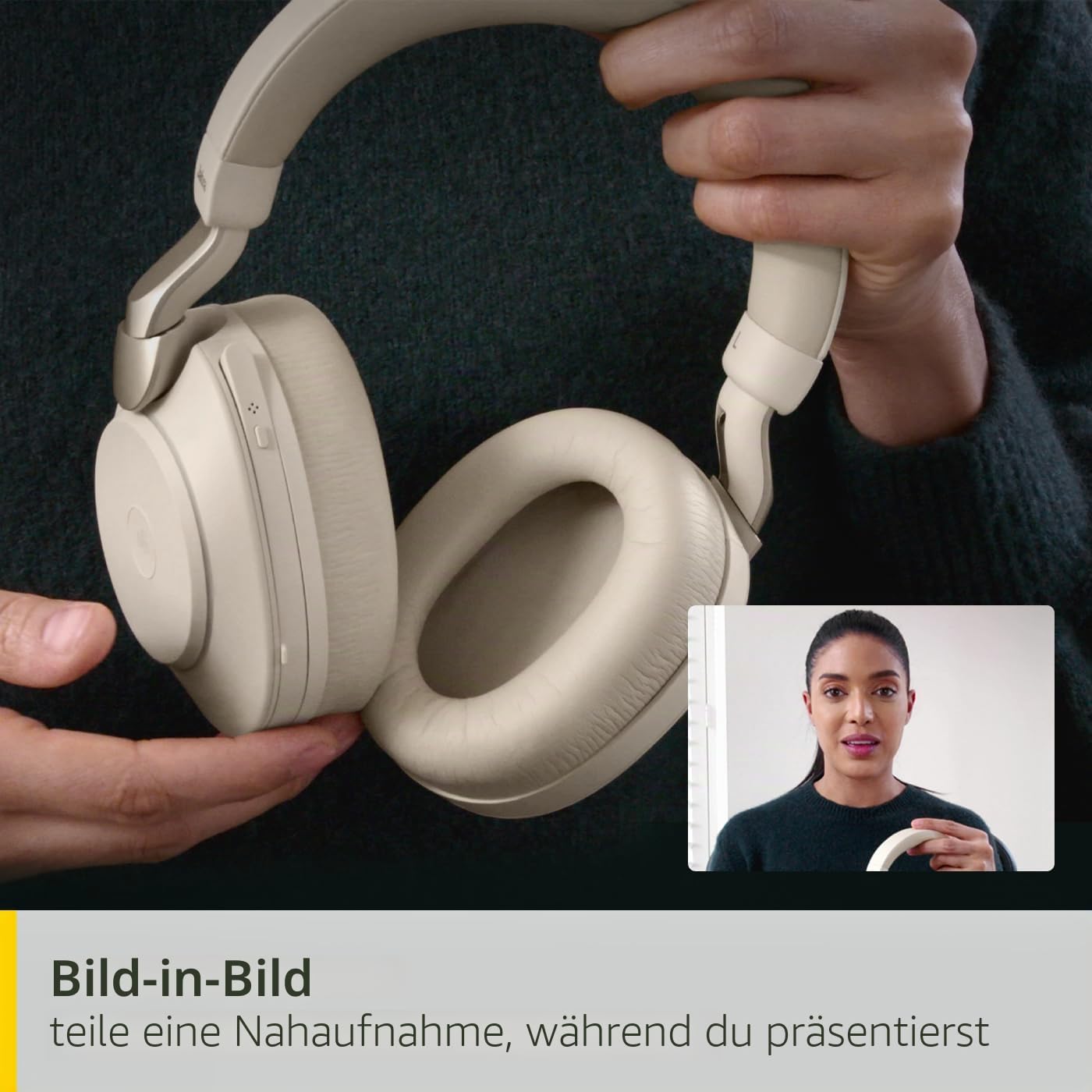 Jabra PanaCast 20 4K- Videokonferenzkamera - Flexible persönliche Plug-and-Play-Video-Webcam mit KI-gestütztem 4K-Ultra-HD, intelligentem Zoom und Beleuchtungsoptimierung