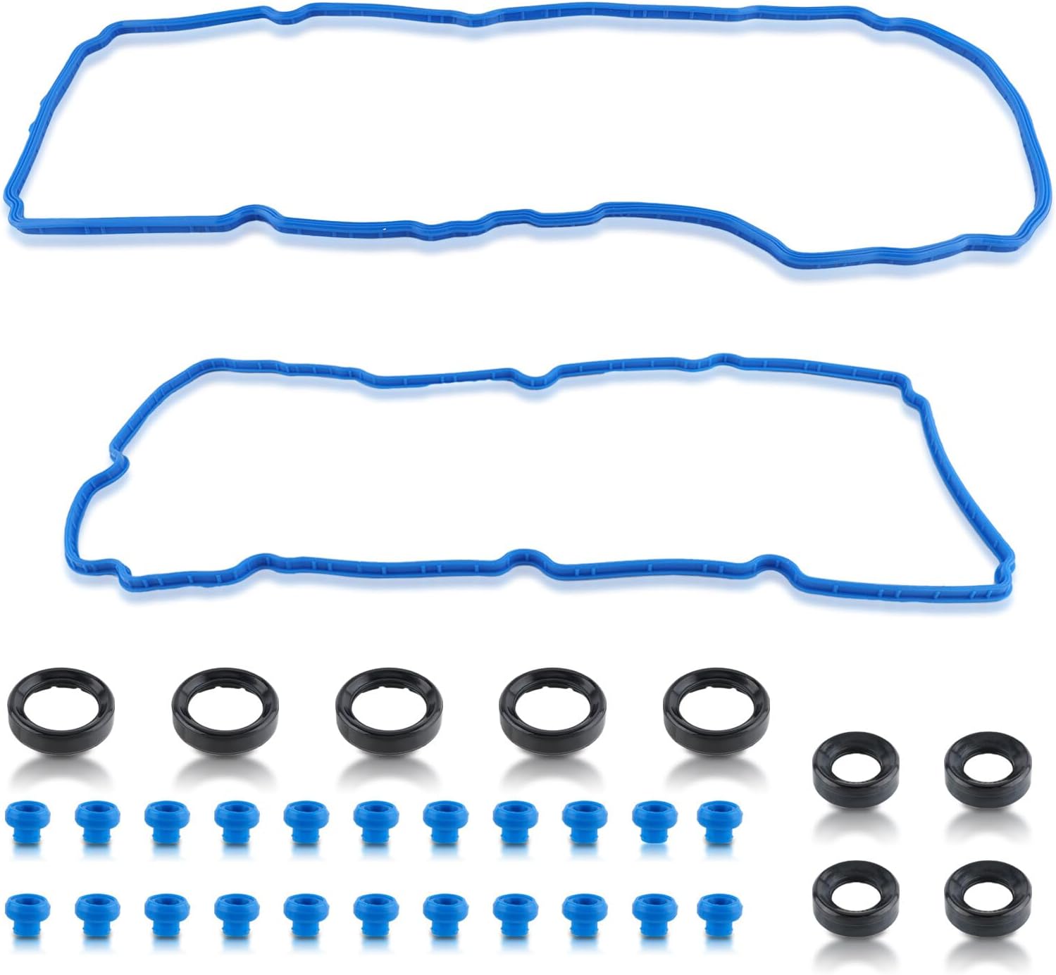 Replacement Auto Parts For Valve Cover Gasket Grommets Seals For 2011-2012 Ford F-150 3.5L VS50814RMod-R36R-9292