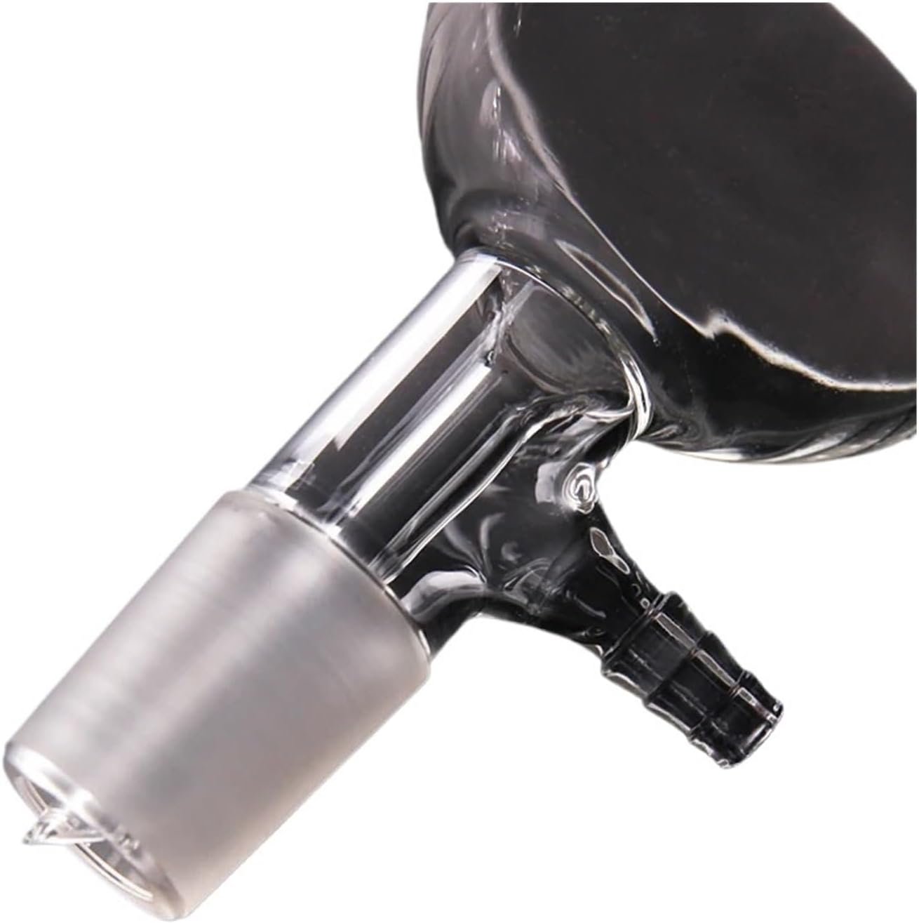 Lab Glass Filter Funnel Suction Funnel with Branch Pipe G3 Sand Core Laboratory Equipment(250mL Caliber 19mm)
