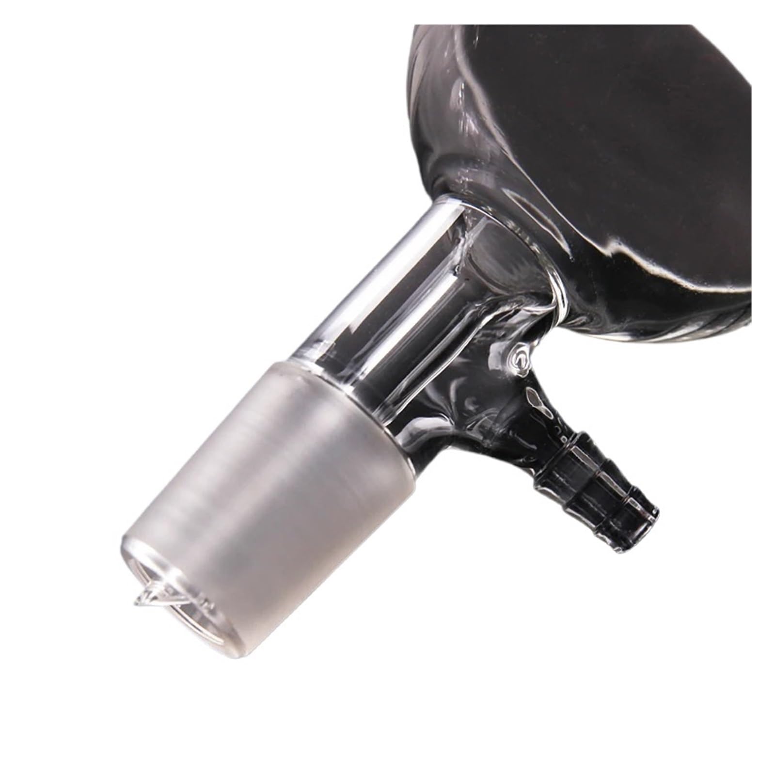 Laborglas-Filtertrichter, Saugtrichter mit Abzweigrohr, G3-Sandkern, Laborausrüstung(100mL Caliber 19mm)
