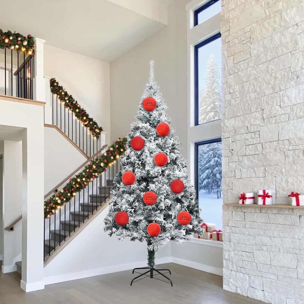 Ensemble de Boules de Noël XXL 3 pcs Rouge Plastique,Décorations de Noël,1.5kg-42018856
