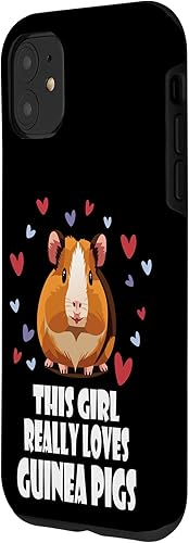 Miniatura 11 de iPhone 12 mini This girl really loves guinea pigs, Cute Guinea pig Case