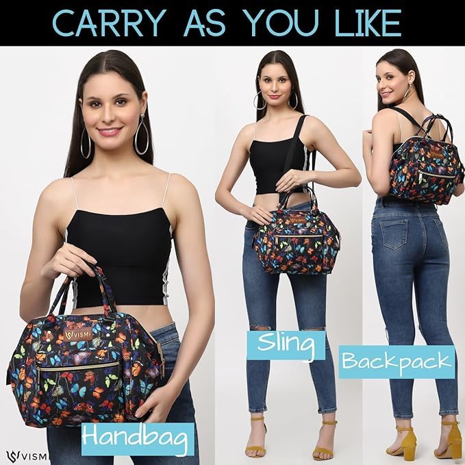 Image of VISMIINTREND Diaper Bag Combo for Mother for Travel | Includes Mini, Large Diaper Backpack |Baby Diaper Bag | Maternity Bag for Hospital | Nappy Bags for Mom | Gift for New Mom |Baby Shower Gift