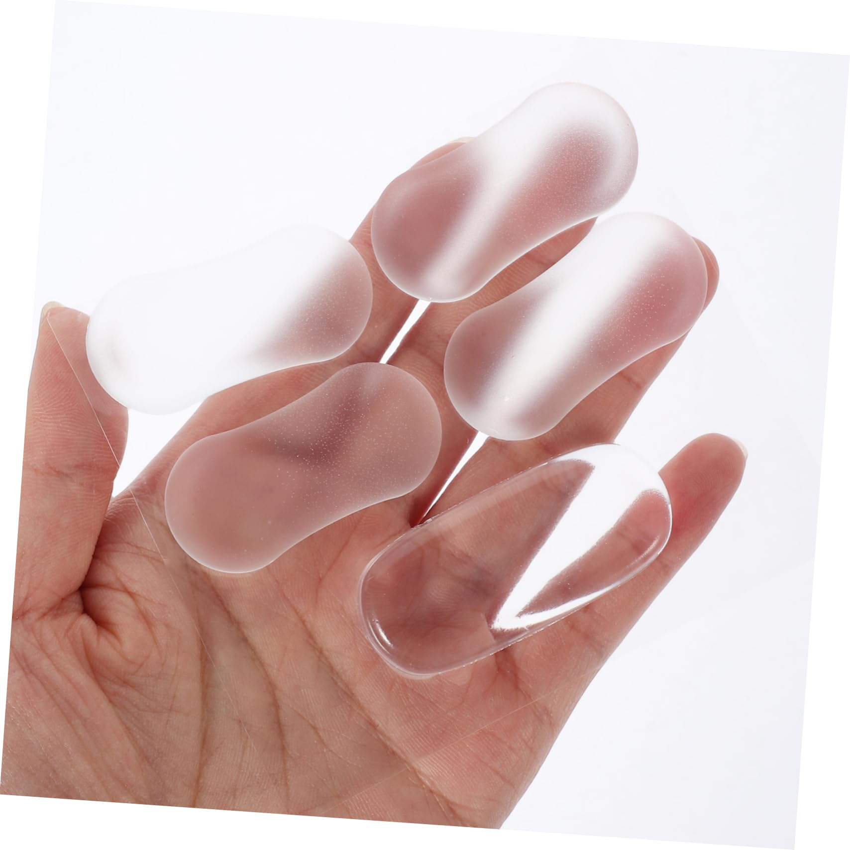 jojofuny 4 Set Di Cuscinetti in Silicone Per Sedili Wc Copri Sedili Porte Cassetti Armadi Assorbimento Del Rumore 20 Pezzi*4