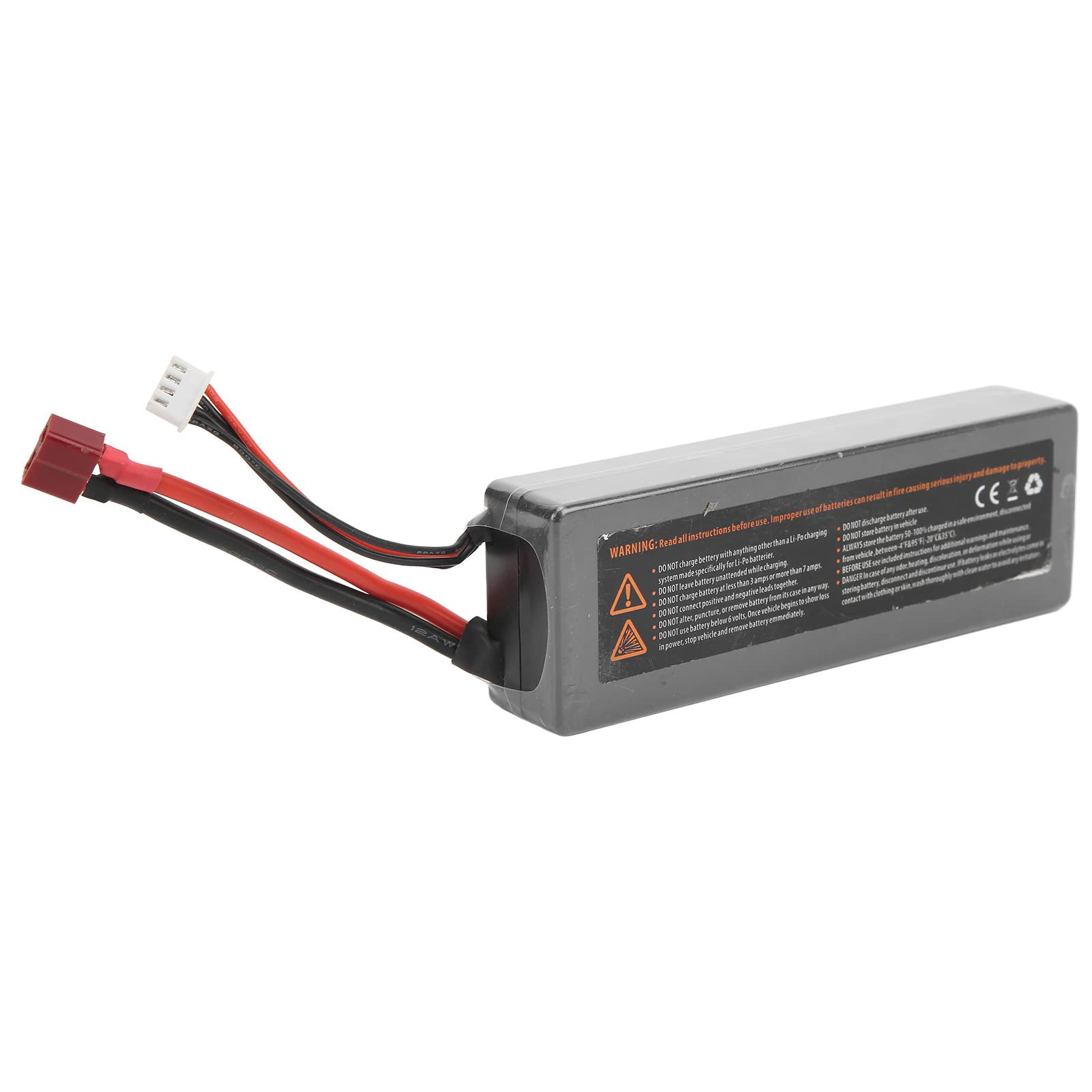 Batteria Lipo RC da 11,1 V, 3300 mAh, con connettore a T, per auto RC ZD Racing 1/10/12/8, materiale polimerico durevole