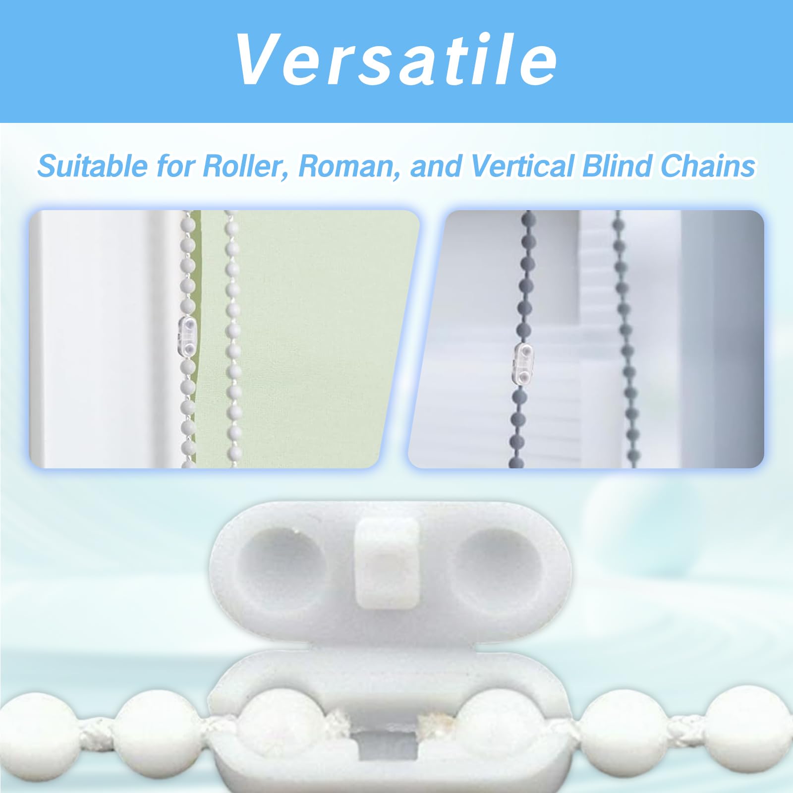 5 Roller Blind Beaded Chain Connector Bead Ball Link - View #9