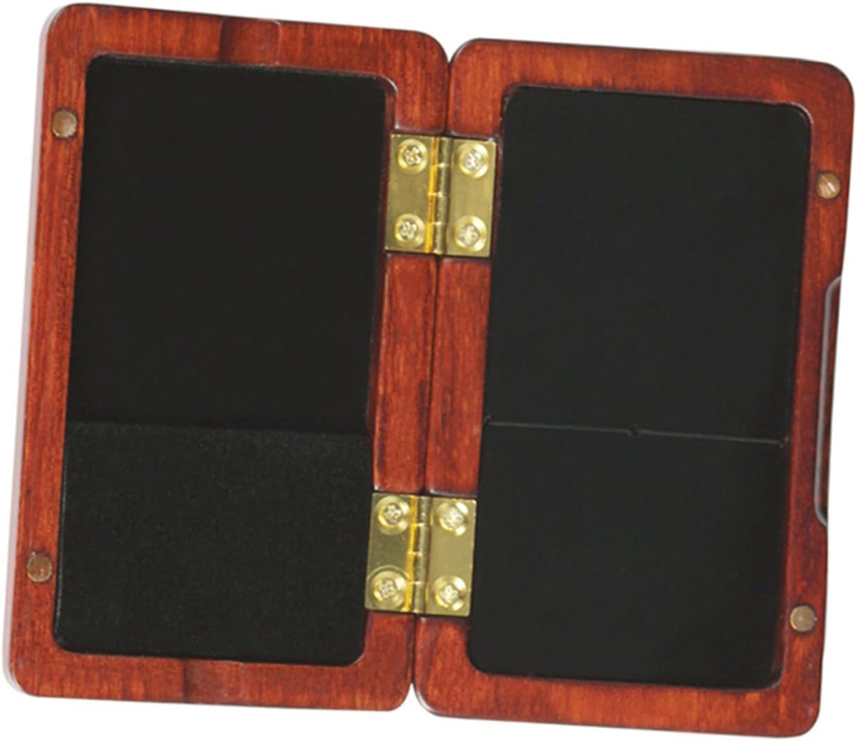 Toddmomy Portable Wooden Oboe Reed Storage Box for Two Reeds