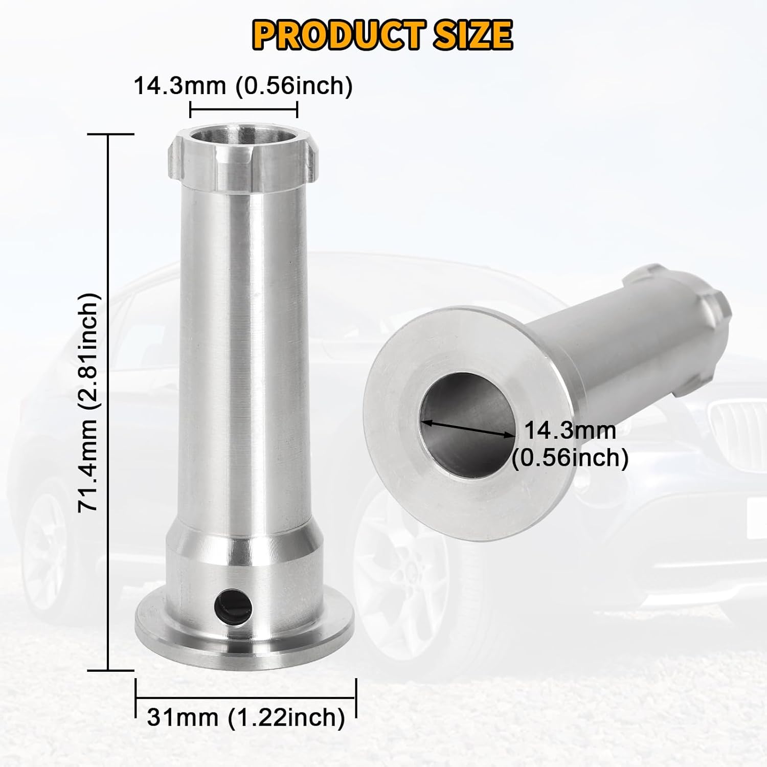 Exterior Mirror Hinge Pin for BMW X1 E84 X3 F25 And More,Stainless Steel Automotive Hinge Roller Pin Replace #233640010