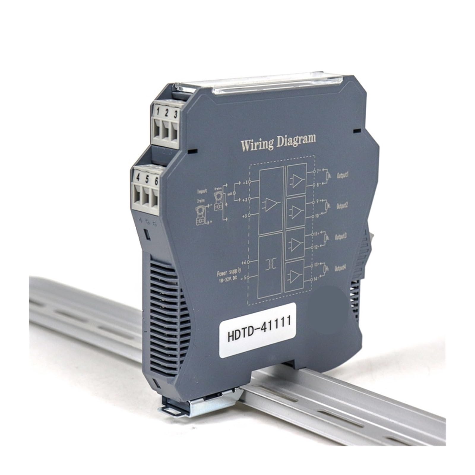 Convertitore di Segnale di Alimentazione 220V 2 in 2 out Ingresso 4 20mA Uscita 4 20mA Isolatore di Segnale(4-20MA in_220V_0-10V)