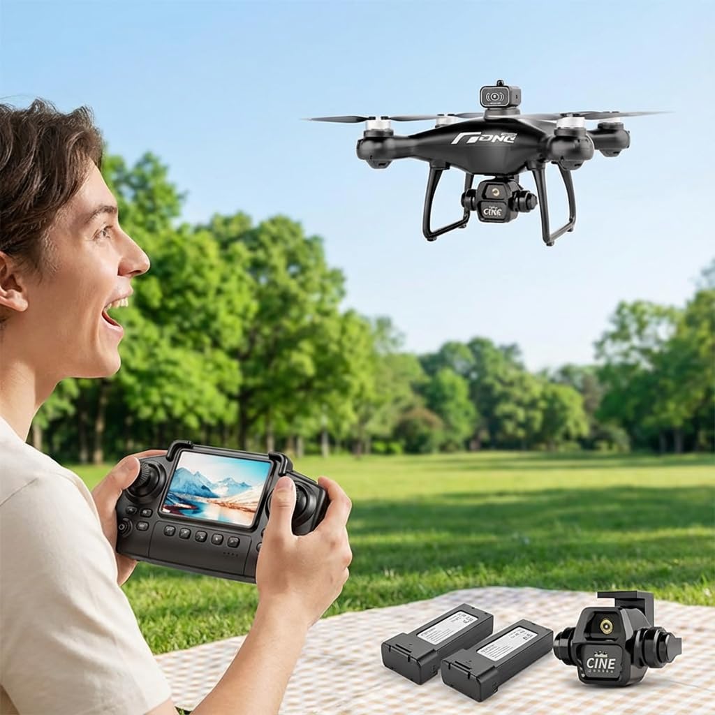 Amazon.com: elecci E55 Air Drone with Screen Controller with SD 