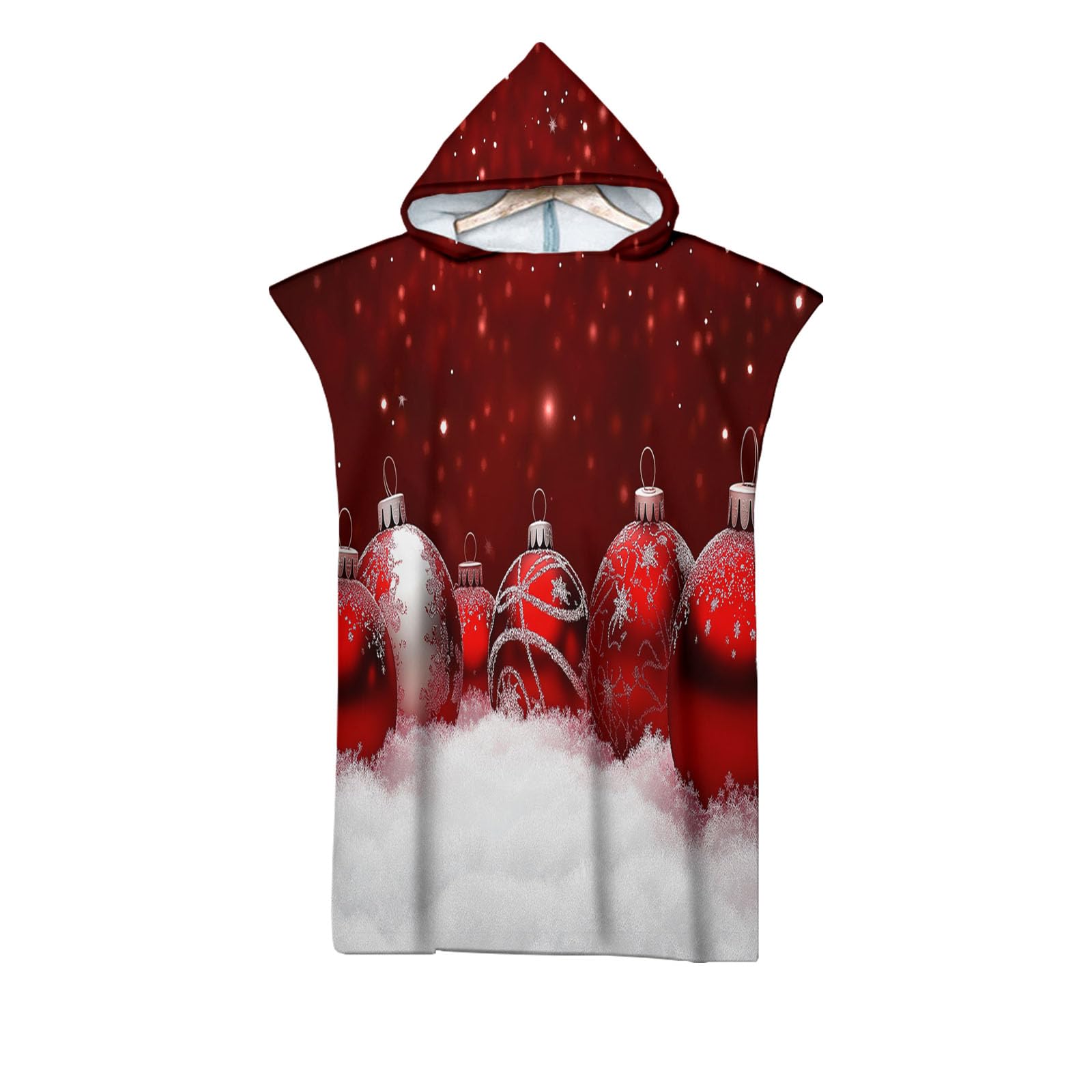 Poncho à Capuche en Microfibre pour Adulte Homme et Femme