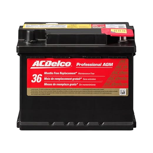 ACDelco 47AGM Professional AGM Automotive BCI Group 47 Battery