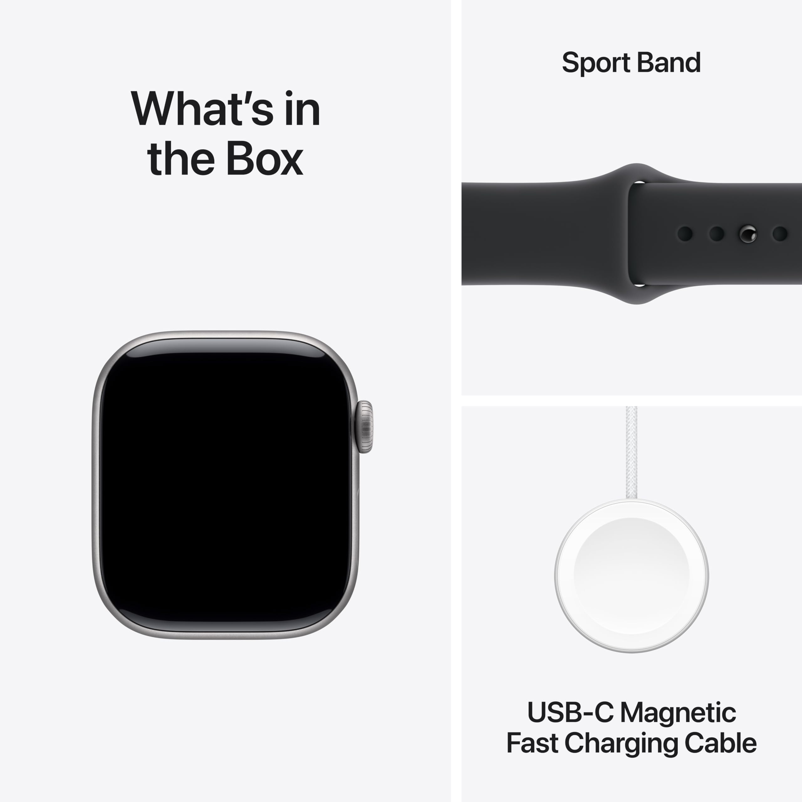 Apple Watch Series 11 [GPS + Cellular 42mm] Smartwatch with Space Gray Case and Black Sport Band - M/L. Sleep Score, Fitness Tracker, Health Monitoring, Always-On Display, Water-Resistant - 4