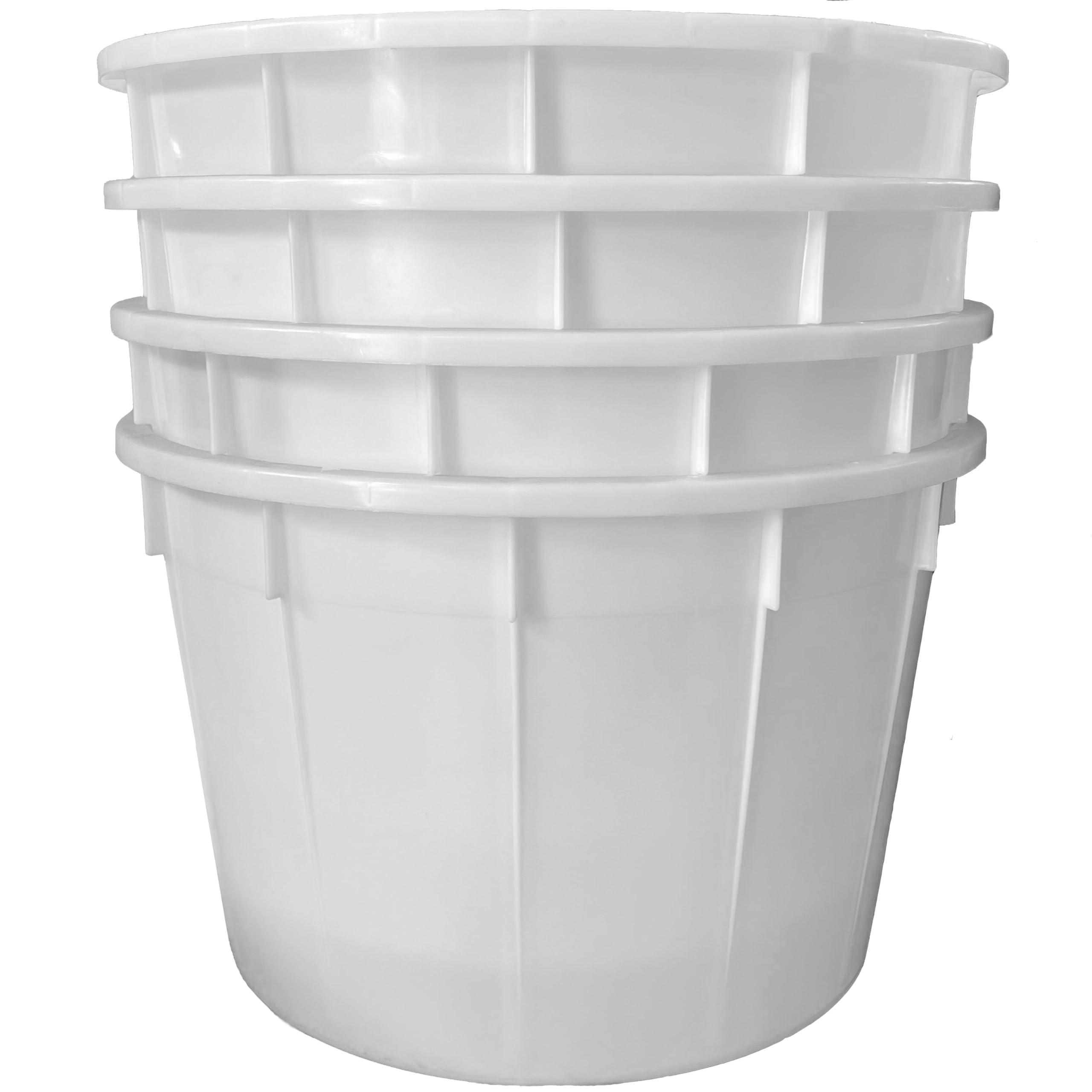 Mastello per enologia in plastica (HDPE), Mis. Ø 110 x 35 cm, capacità 275 Lt, colore neutro (275 Lt - Neutro)
