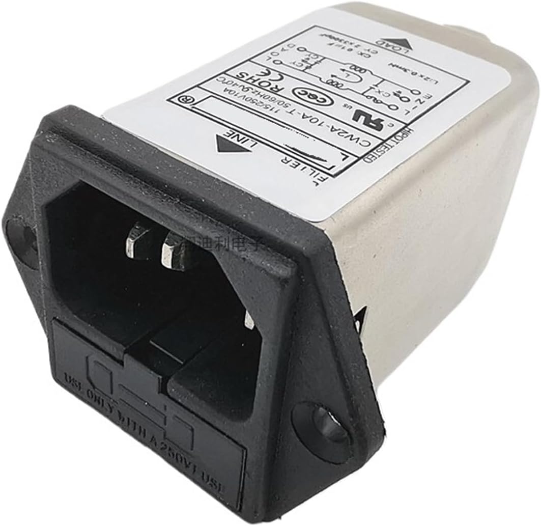 MeLphi with Insurance Socket Filter CW2A-06A-T 6A 10A Anti-electromagnetic Interference(CW2A-10A-T)