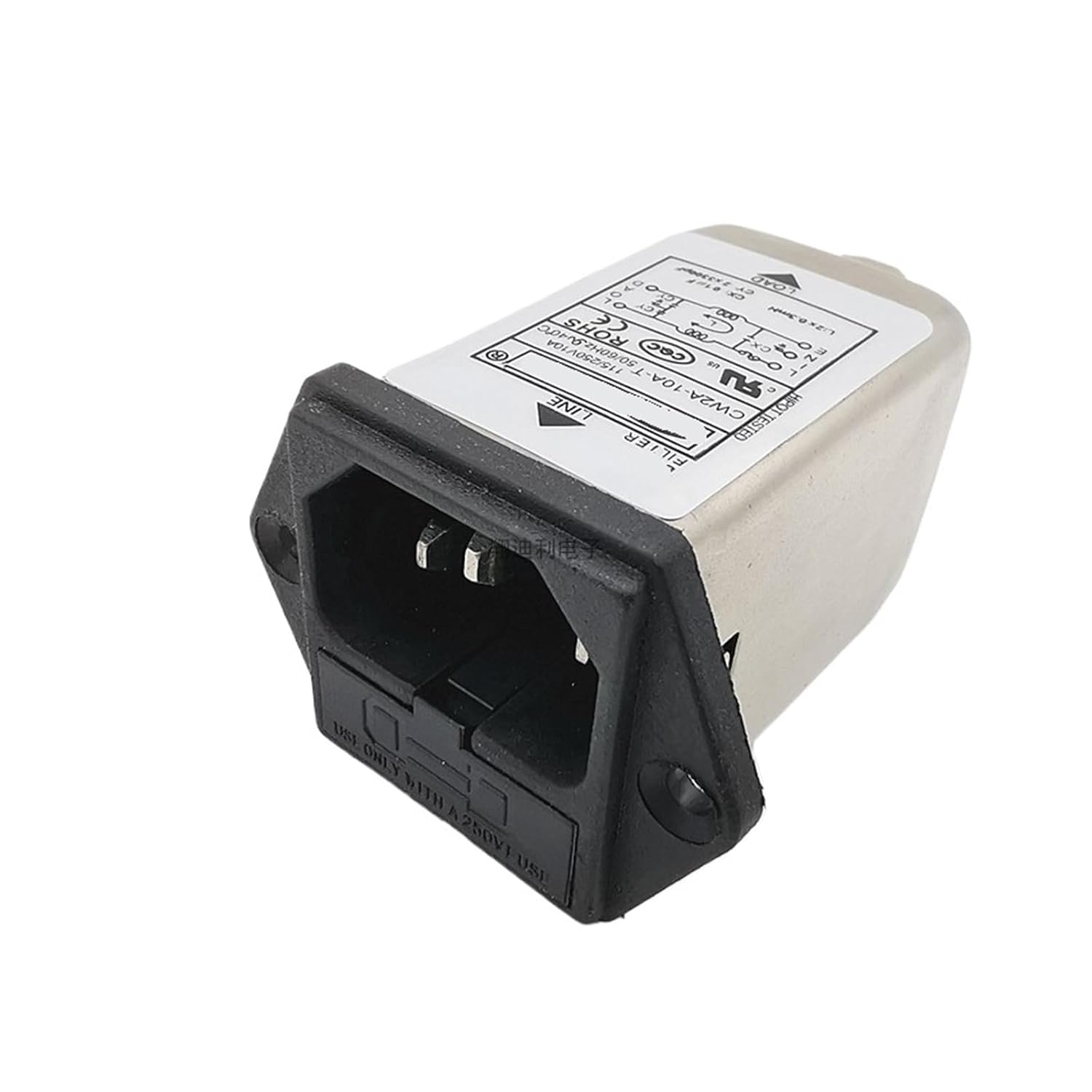 with Insurance Socket Filter CW2A-06A-T 6A 10A Anti-electromagnetic Interference(CW2A-10A-T)