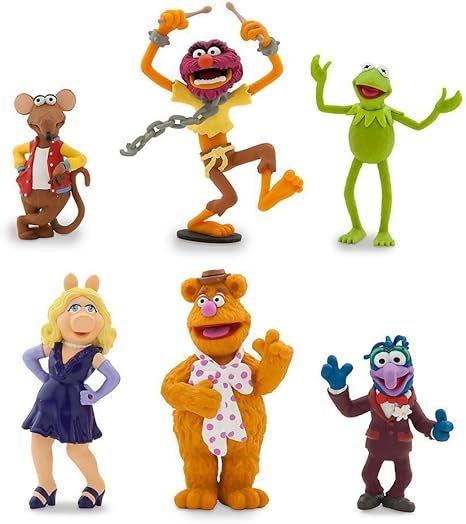 Amazon ディズニー ザ マペッツ マペット カーミット ミス ピギー プレイセット フィギュア 6点セット Muppets フィギュア ドール 通販