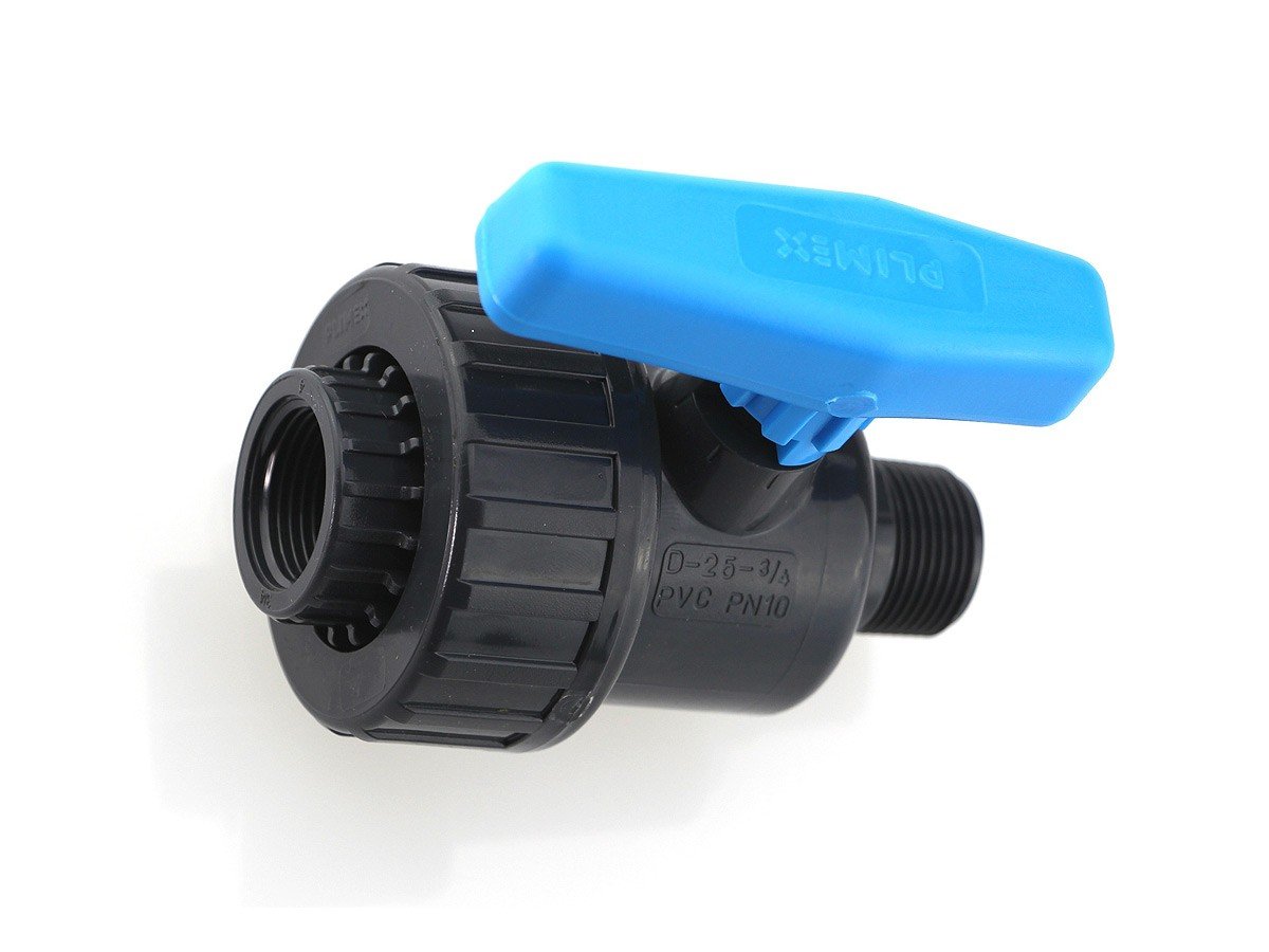 UNIBLOCK PVC PE-valvola a sfera in EPDM filettatura UNIBLOCK PVC PE-valvola a sfera in EPDM filettatura