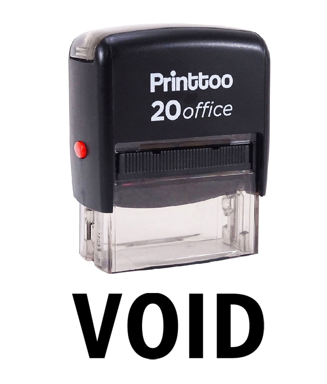 Printtoo Custom Stamp Void Self Inking Rubber Stamp Office Stationary-Black