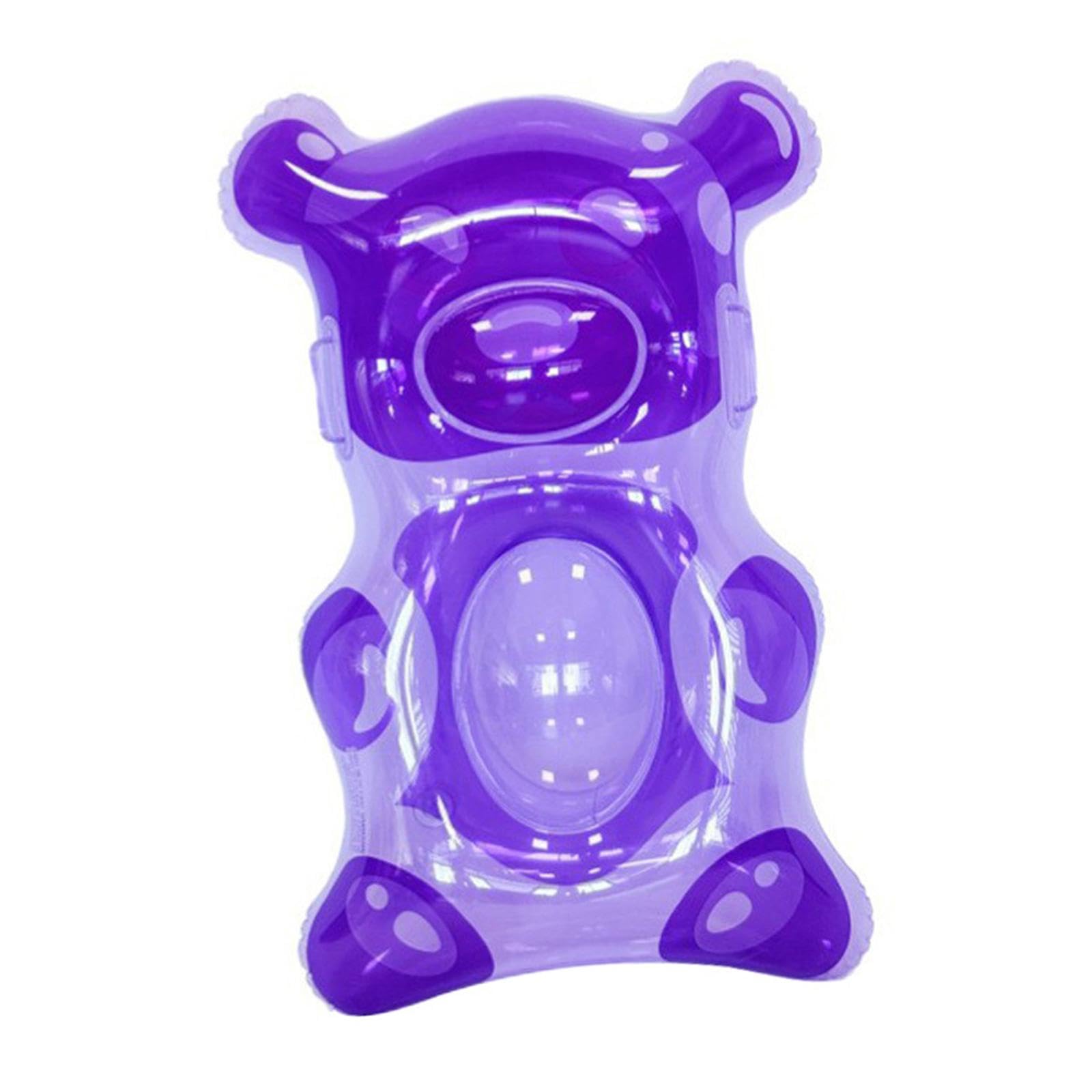 Inflatable Gummy Bear Pool Float, Pool Float Toy, Lightweight Water Toy for Pool Water Raft, Party, Vacation, Summer, Purple
