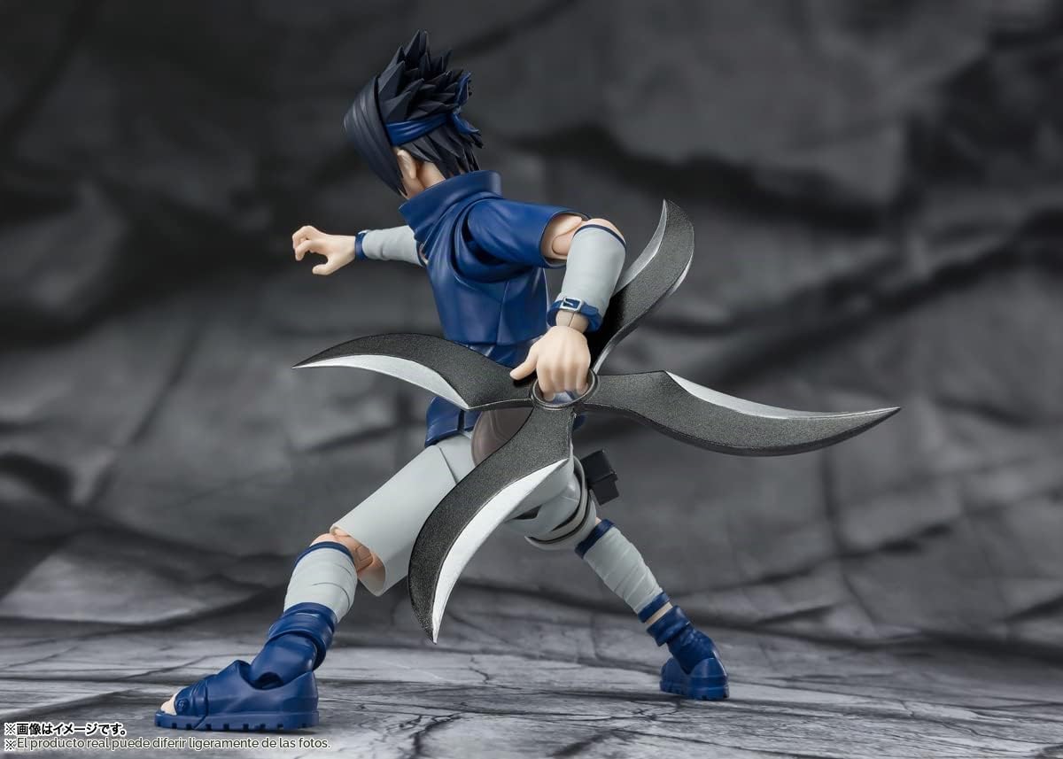 Sasuke Uchiha Ninja Prodigy Uchiha Clan Bloodline Fig 13,5 cm Naruto SH figuarts | Naruto Figura de acción S.H. Figuarts - Ninja Prodigy Sasuke Uchiha