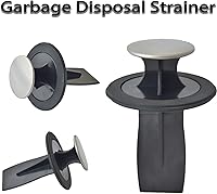 Vista 6 de Raspador de basura de 3.07 a 3.15 pulgadas, herramienta de trituración, colador de desechos de basura, raspador de alimentos, tapón/colador