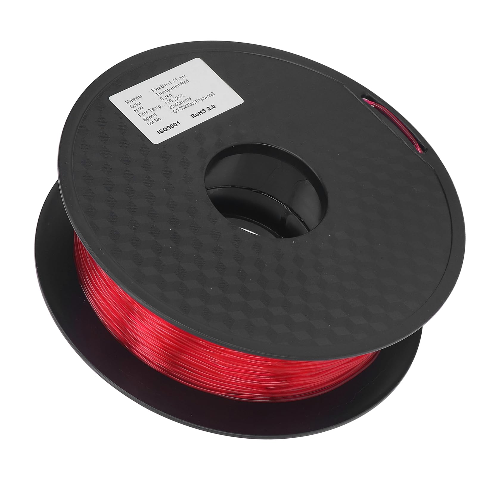 Cryfokt Filament TPU 1,75 Mm, Elastyczny, o Wysokiej Przepuszczalności, Bez Zatykania, do Materiałów Eksploatacyjnych do Drukarek 3D, Stabilny i Trwały, Zapewniający Płynne Podawanie i Stabilny Druk