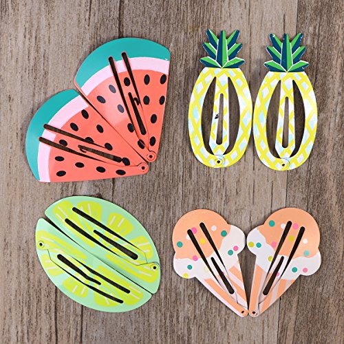 Lurrose Presilhas de cabelo para bebês, 50 peças, para meninas, lindos, delicados, vários estilos, a