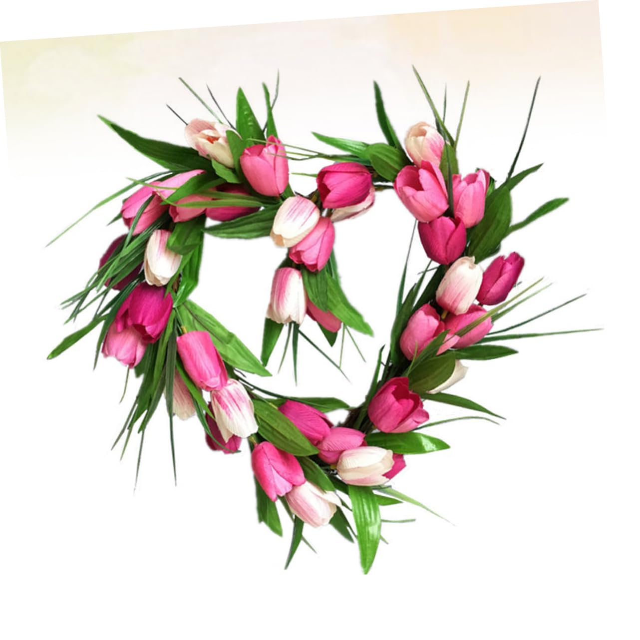 Alipis Guirlande Artificielle Forme de Cœur Décorative pour Mariage et Fête Guirlande Verte Réutilisable Suspension Murale pour Porte et Fenêtre Décoration Intérieure et Extérieure