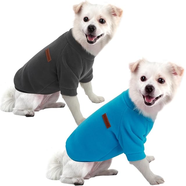 HuaLiSiJi Jersey Perro Pequeño Jersey de Algodón para Perros,Colores Encantadores, Tejidos Lujosos