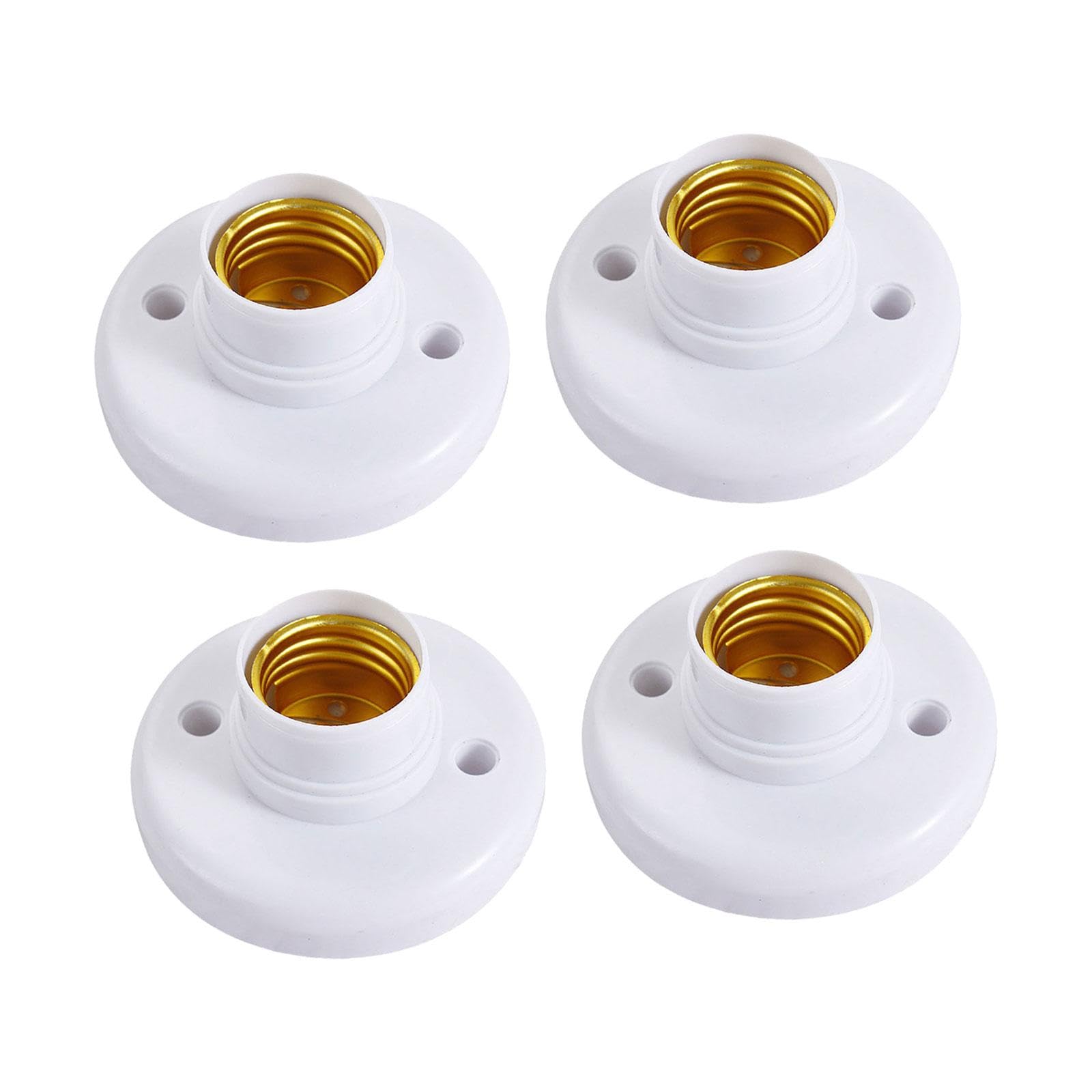 merishopp MERISHOPP®4Pcs Light Bulb Holder Bases Wall Ceilings Mounting Kitchen E27 Lamp Sockets|Home & Garden | Lamps, Lighting & Ceiling Fans | Lighting Parts & Accessories|4 E27 Bulb Holders-picture-14