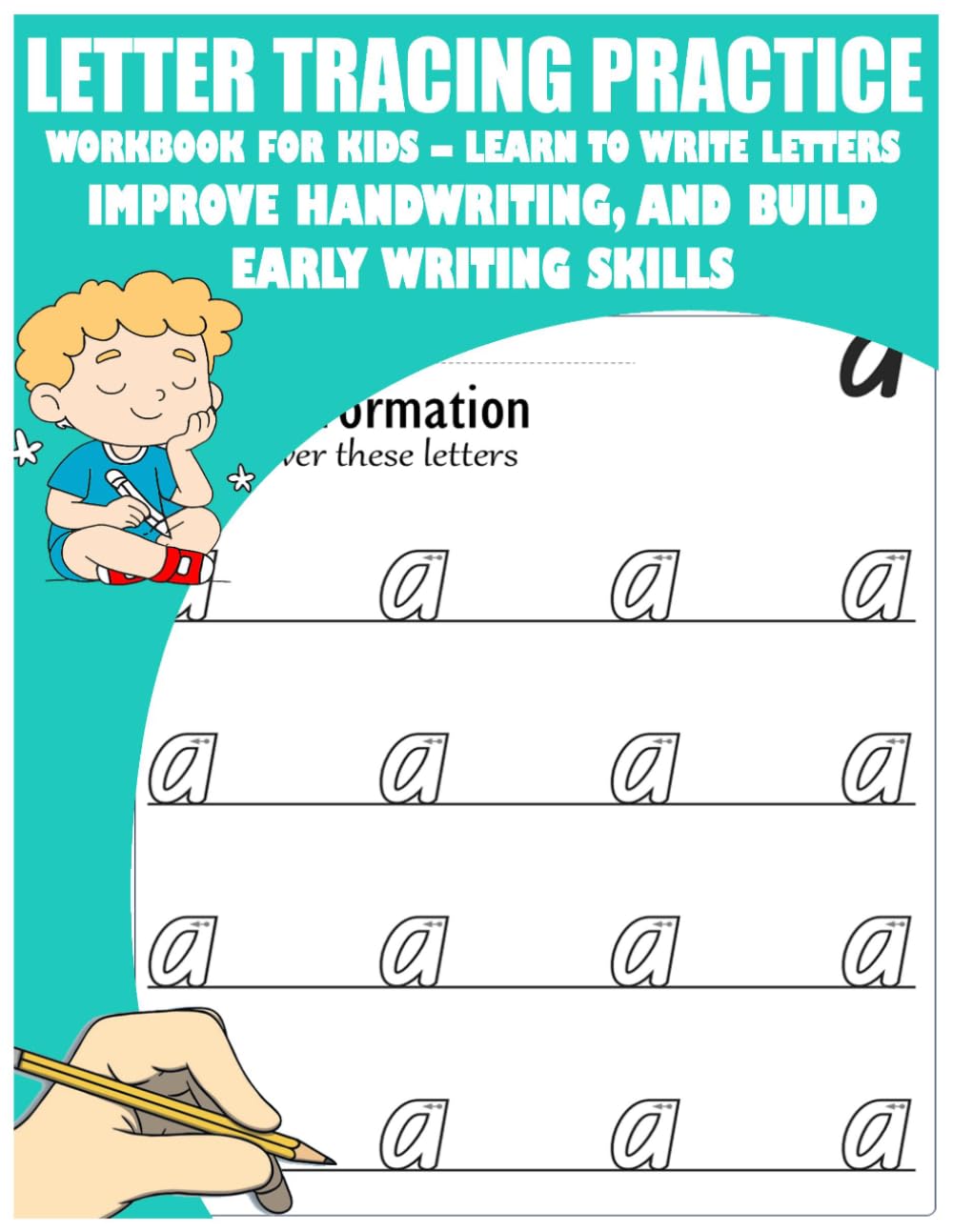 Letter Tracing Practice Workbook for Kids – Learn to Write Letters, Improve Handwriting, and Build Early Writing Skills