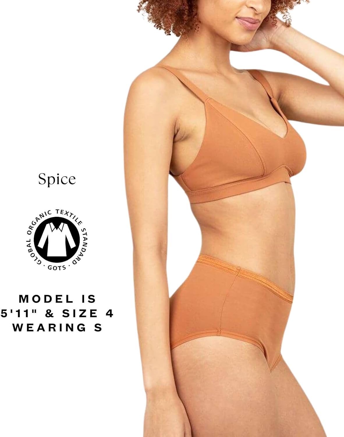 Subset Women's Organic Cotton Mid-Rise Brief, All Day Comfort, Natural Knickey Undies, Breathable Underwear for All - Image 4