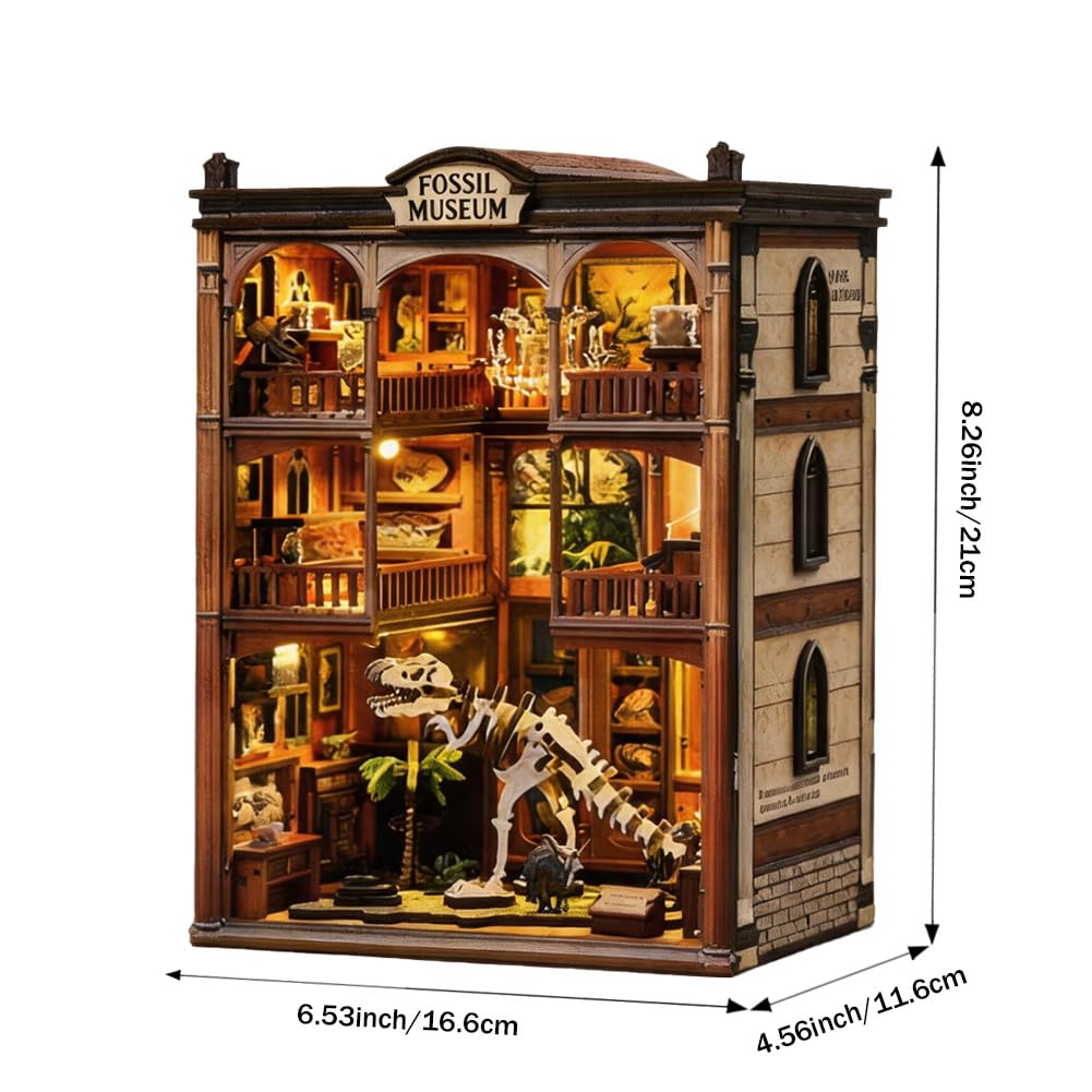 Kit fai da te in legno per casa delle bambole in miniatura, per adulti e adolescenti, con luce a LED, per familiari e amici, decorazione da scrivania, regalo unico