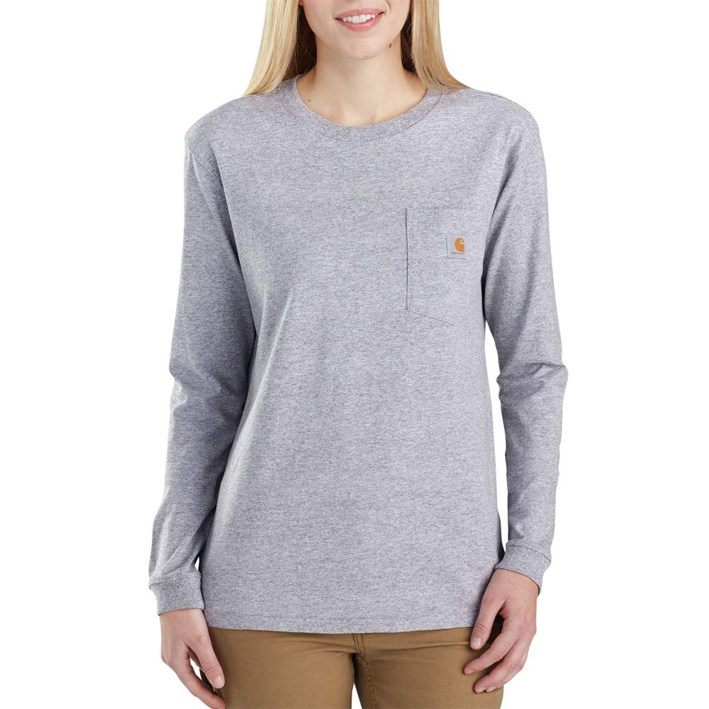 Carhartt Women's 103244 Women's WK126 Workwear Pocket Long Sleeve T-Shirt