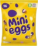 CAD Milk Chocolate Mini Eggs 1 kg, Perfect For Easter Egg Hunts, Baking & Sharing | 1 kg Bag Popular mini eggs