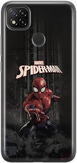 ERT GROUP Handyhülle für Xiaomi REDMI 9C Original und offiziell Lizenziertes Marvel Muster Spider Man 007 optimal an die Form des Handy angepasst, hülle aus TPU