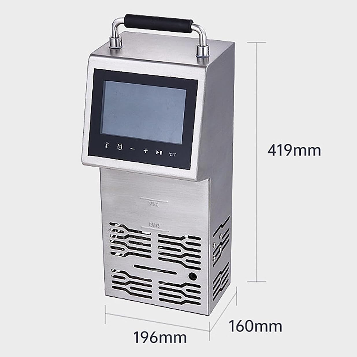 2000w Cocina Sous Vide De Precisión, 80l/Tiempo Máquina Sous Vide Con Circuladora De Inmersión, Control Preciso De Temperatura Y Tiempo, Para Filetes, Filetes De Pescado, Huevos, Albóndigas