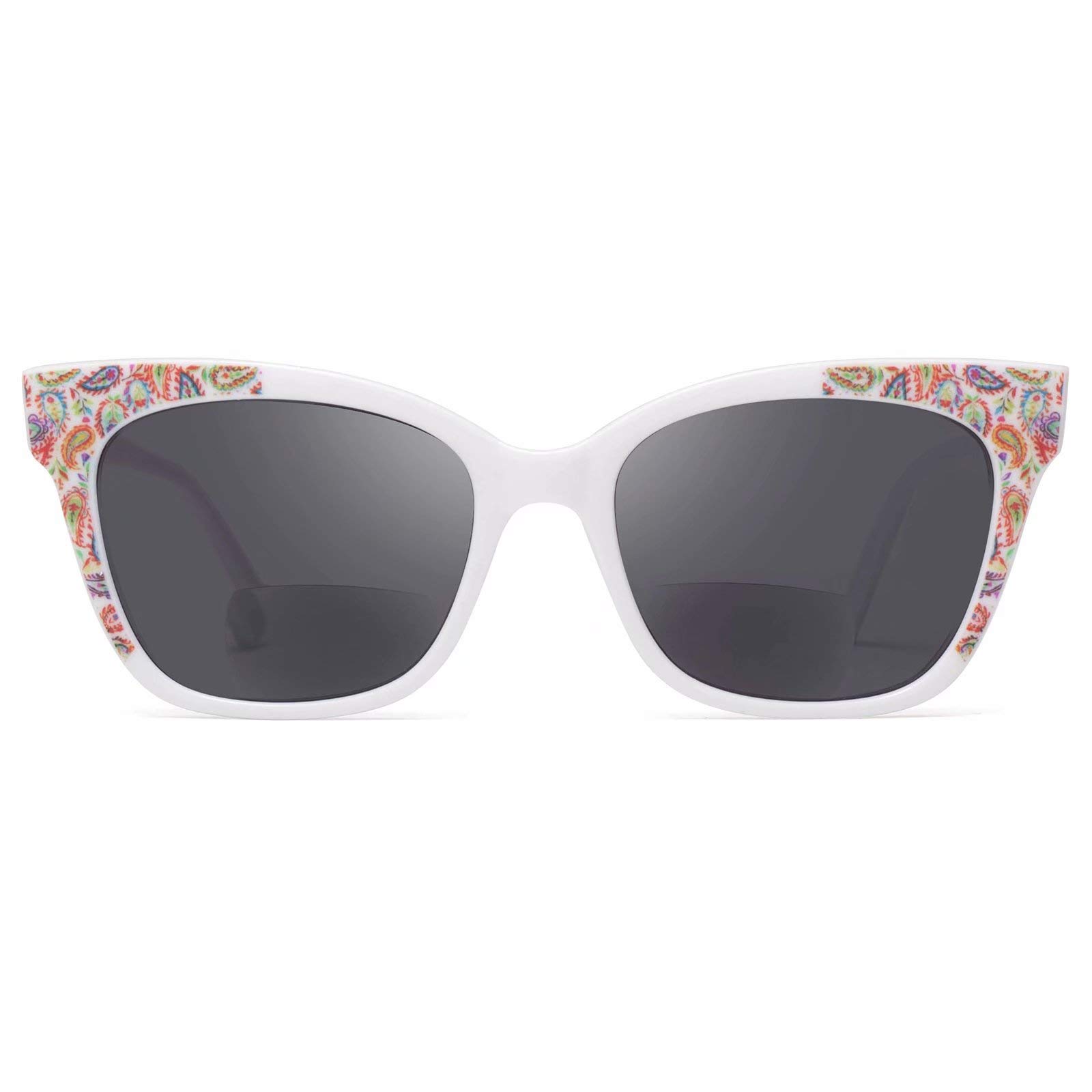 LianSan Ladi's Cateye Quality Acetate Frame Bifocal Reading Sungl Sun Readers for Women 8577