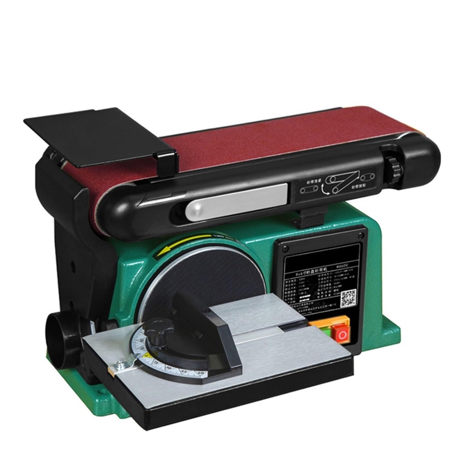 Levigatrice a nastro elettrica 550W Rettificatrice lucidatura fai da te Utensile elettrico levigatrice elettrica da tavolo multifunzionale