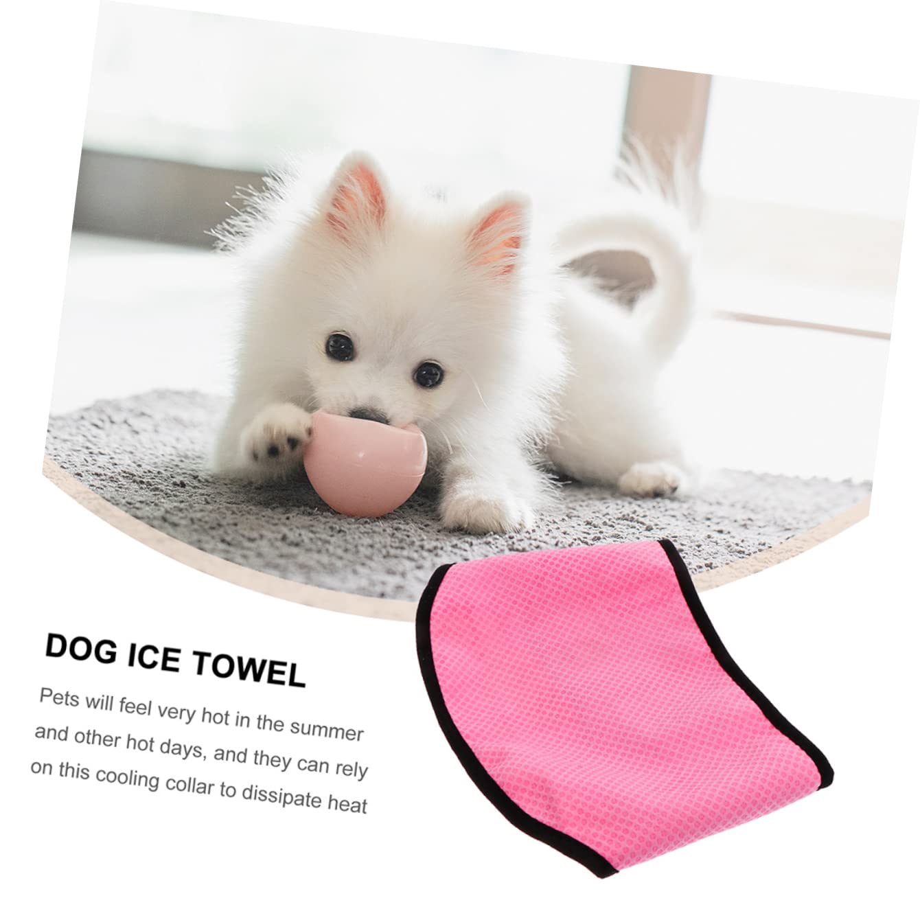Mipcase 6stücke Hundekühlhalstuch Atmungsaktive Kühlende Schals Für Hunde Im Sommer Für Heiße Tage Aus Kühlendem Für Und Outdoor-aktivitäten
