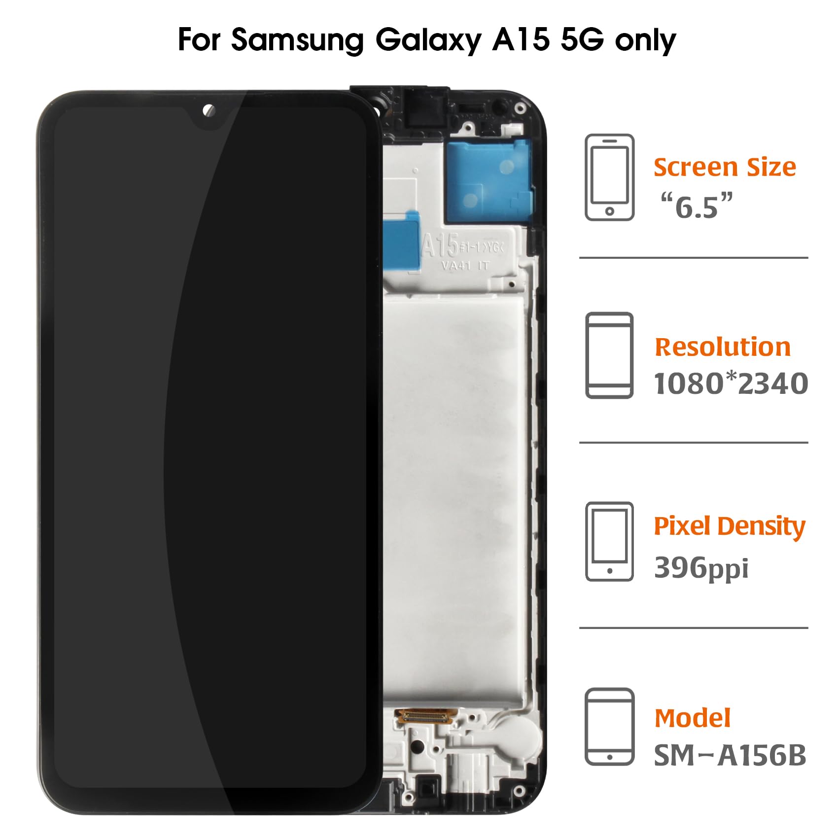 Amazon.com: Olivechard TFT Galaxy A15 5G [6.42